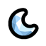 白银弯月星级图标