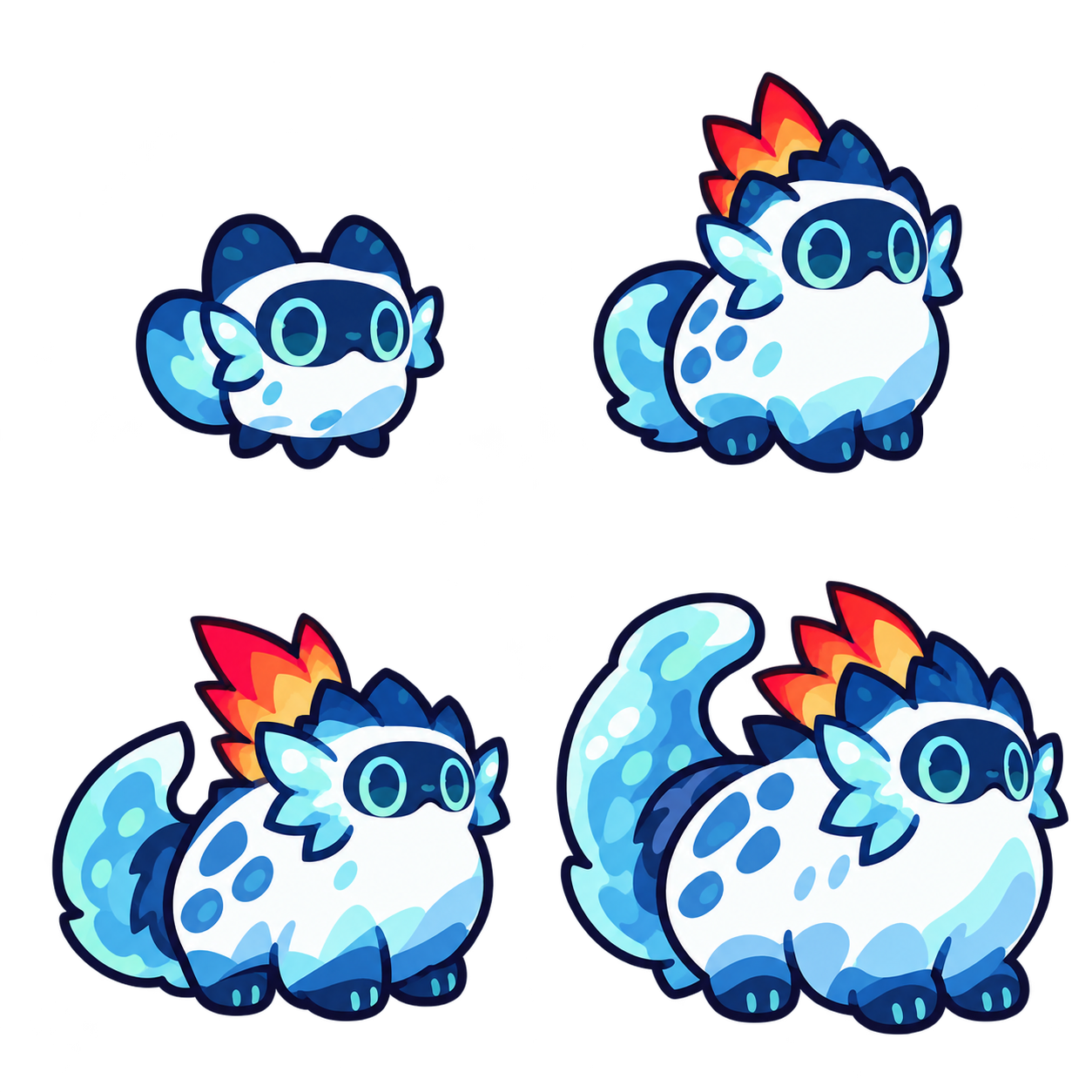 凛辉冰晶猫 family sheet