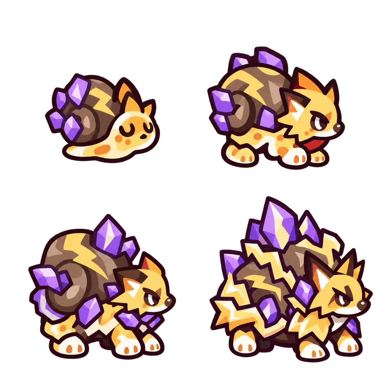 裂晶天狼 family sheet