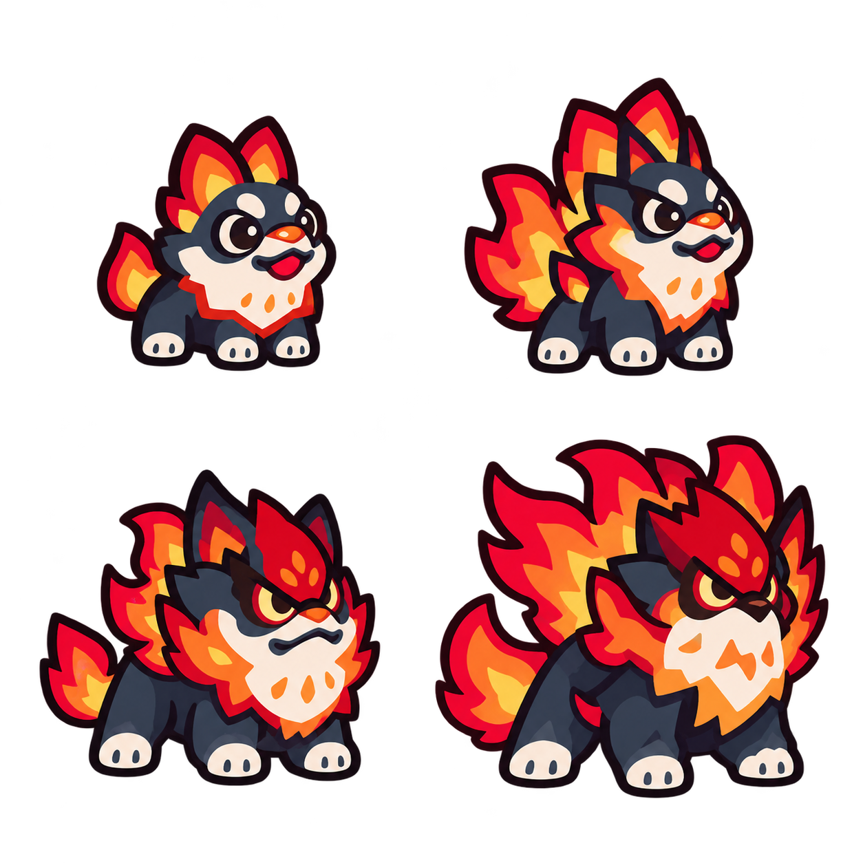 燎原犬型 family sheet