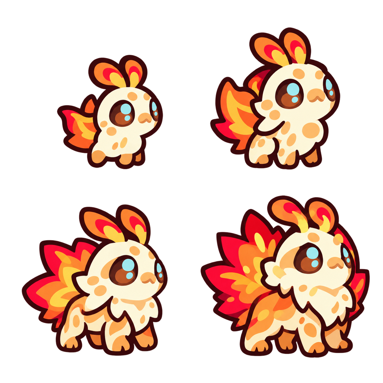 曦耀流火蝶 family sheet