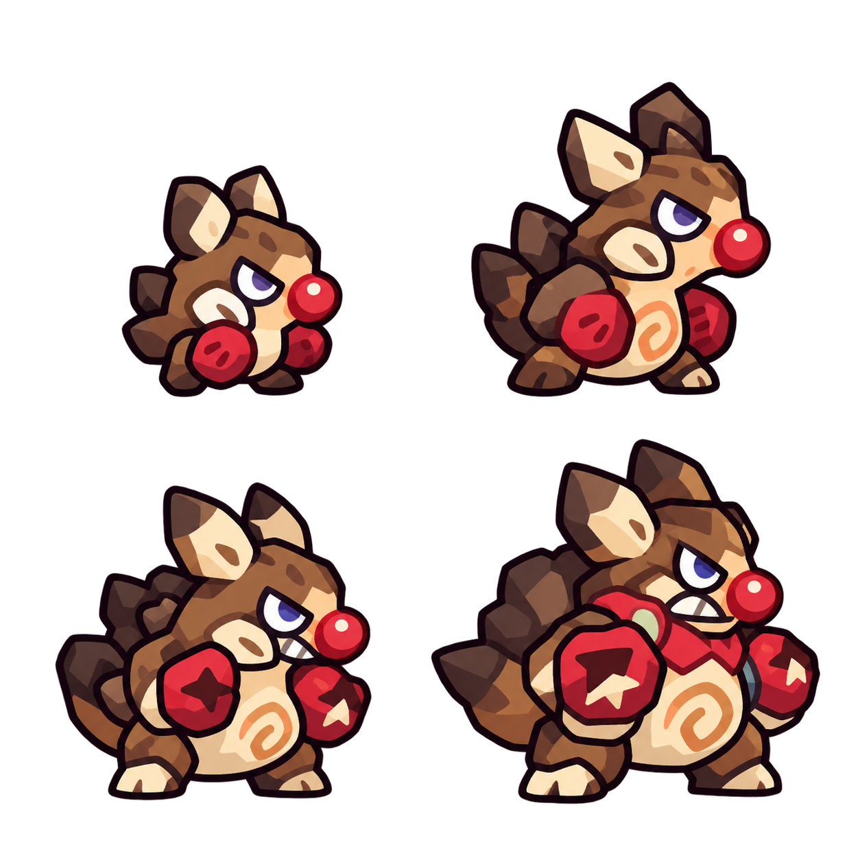 雷岩钻爪兽 family sheet