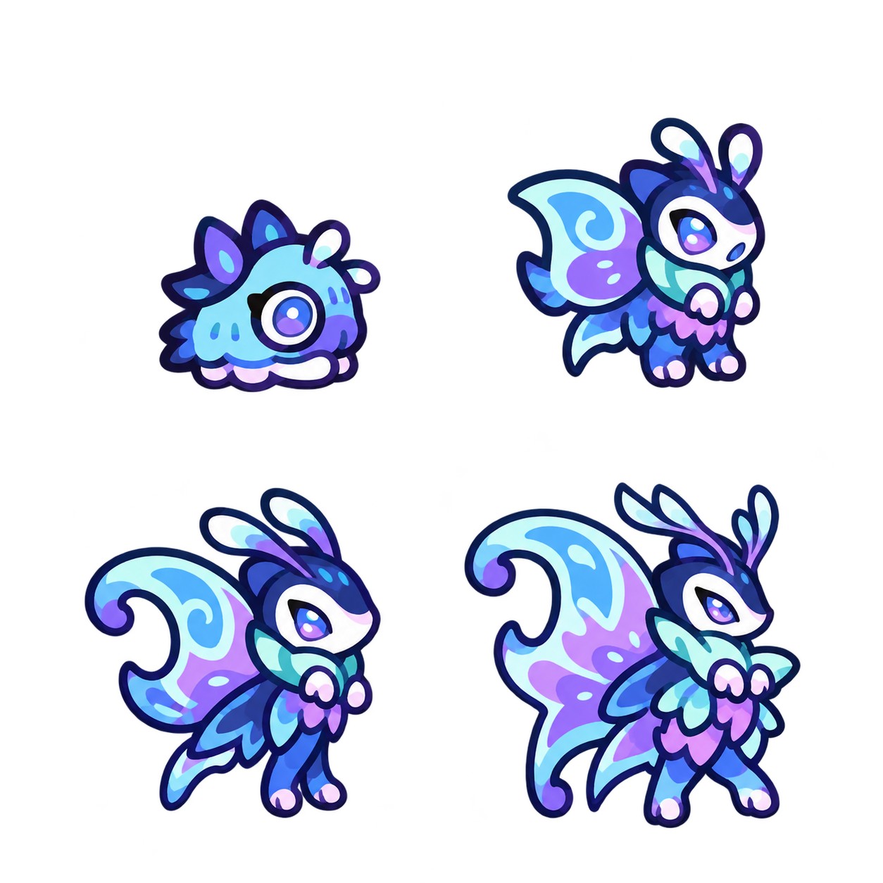 涟漪果蛙 family sheet