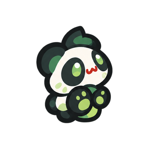 雷纹熊猫猫