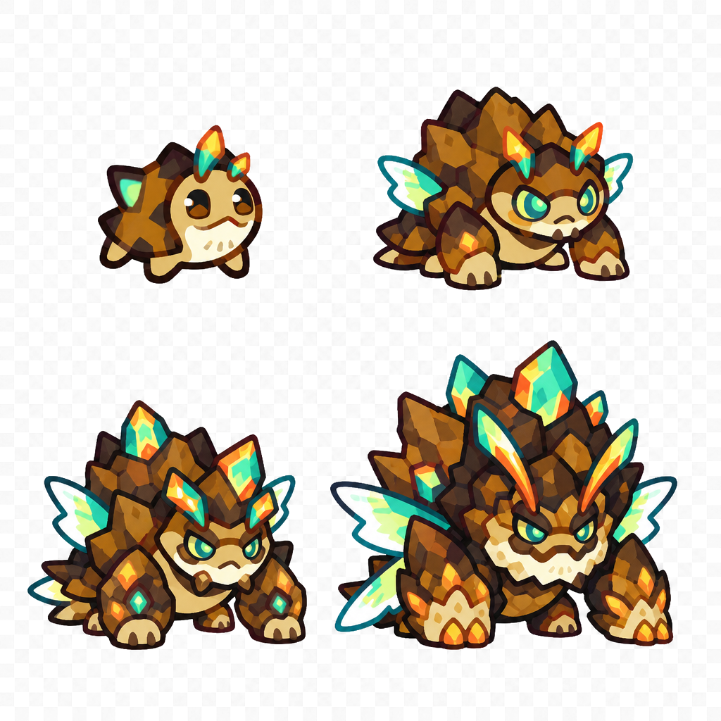 灵晶龟族 family sheet