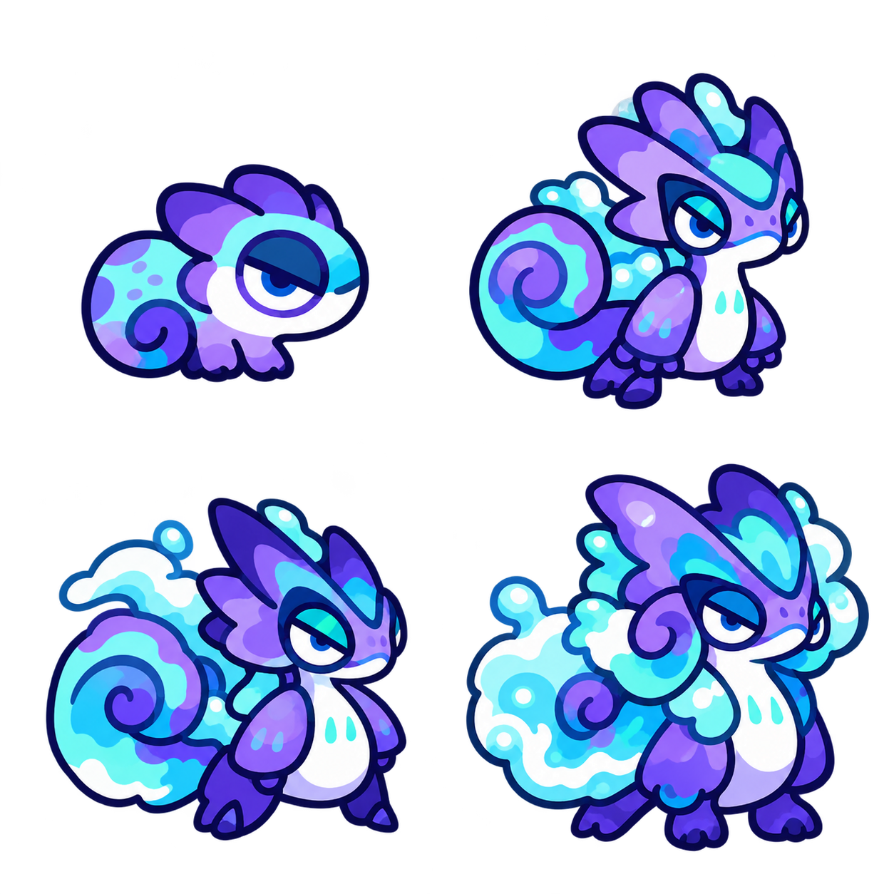 幽澜蜥族 family sheet