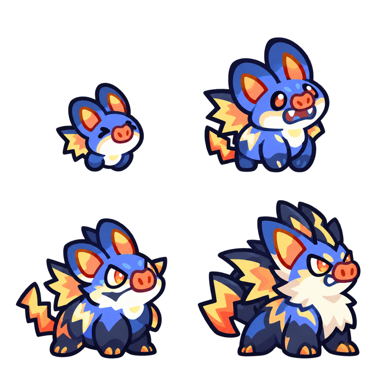 雷鼬 family sheet