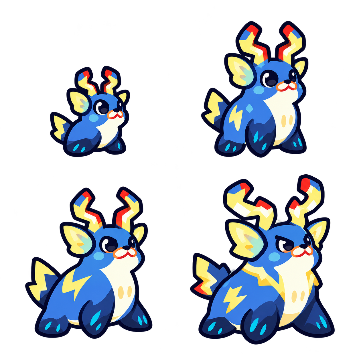 雷源海脉兽 family sheet