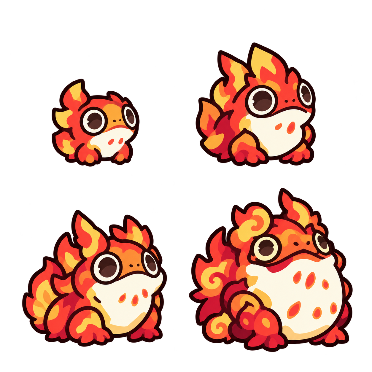 爆浆果蛙 family sheet