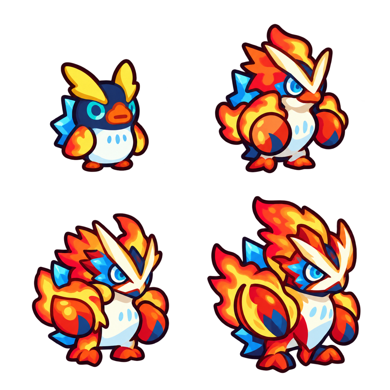 烈焰海钳 family sheet