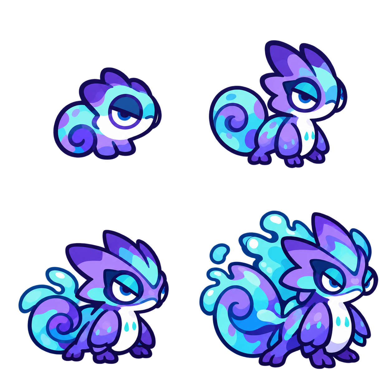 霜鳞隐蜥 family sheet