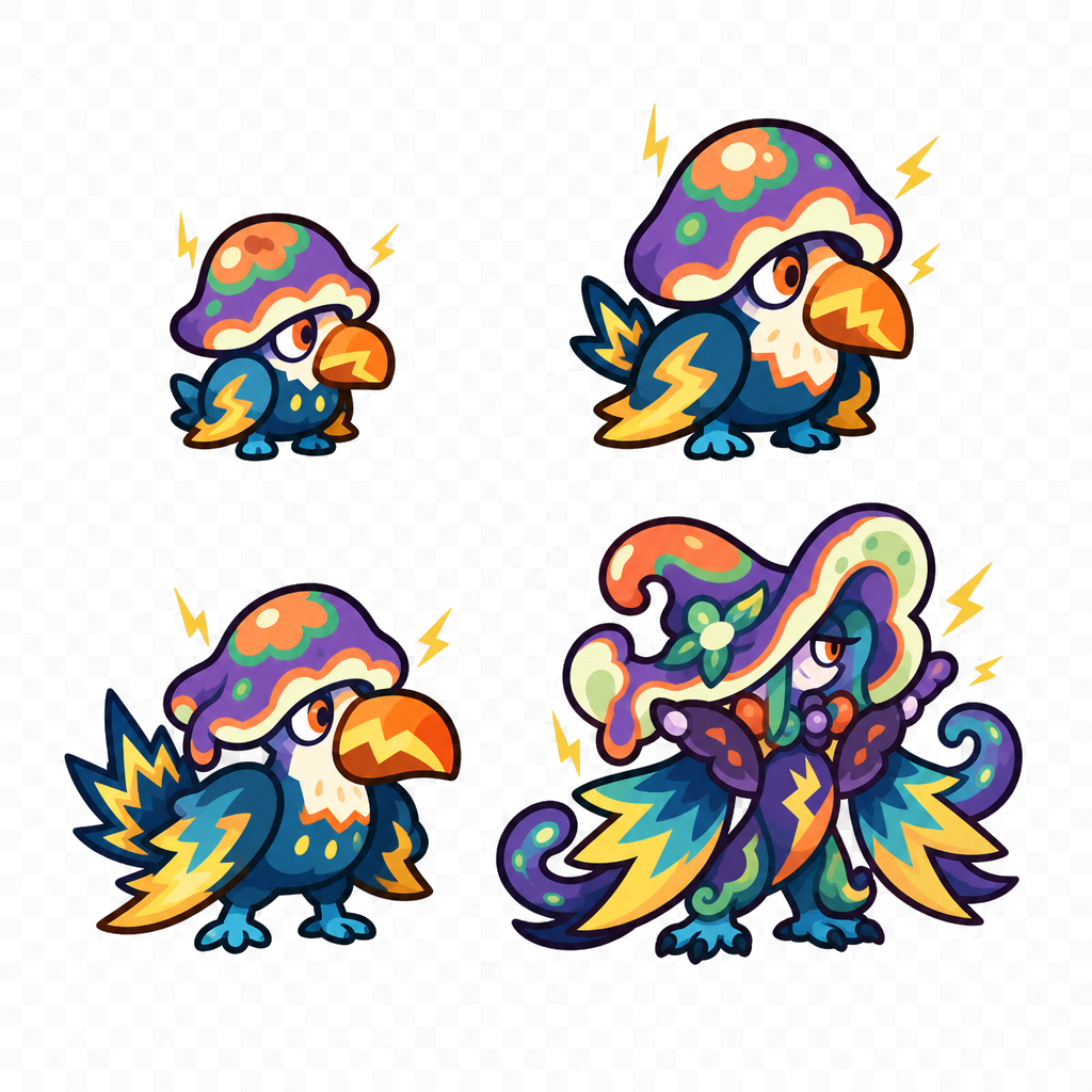 霓音羽族 family sheet