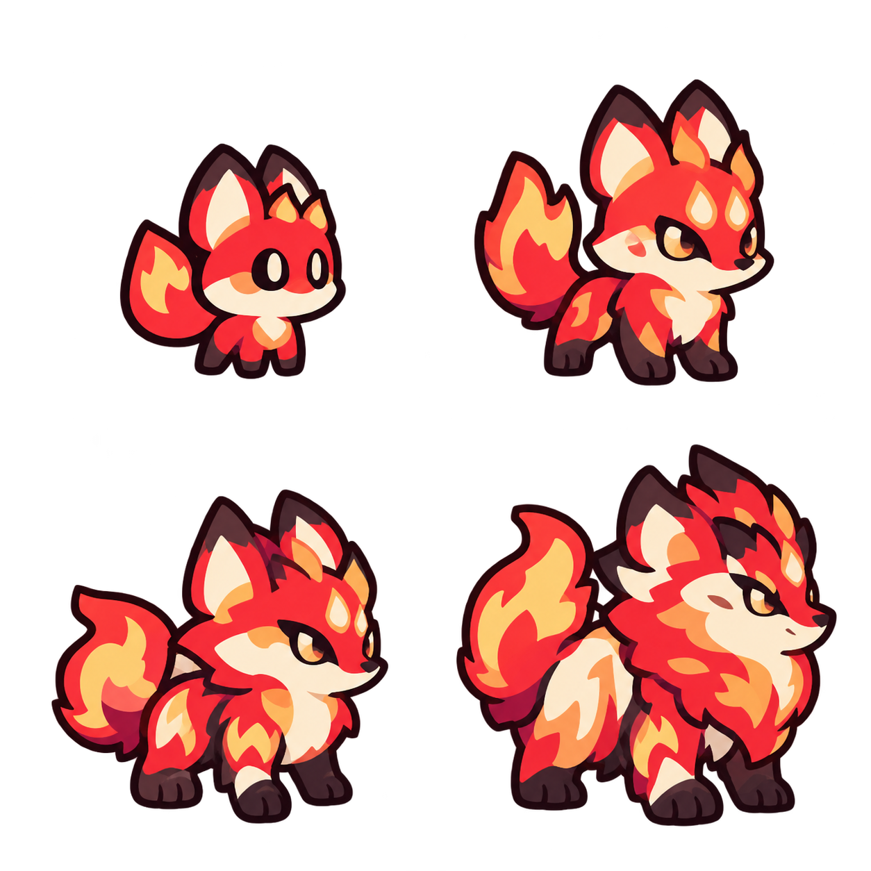绯岩灵狐 family sheet