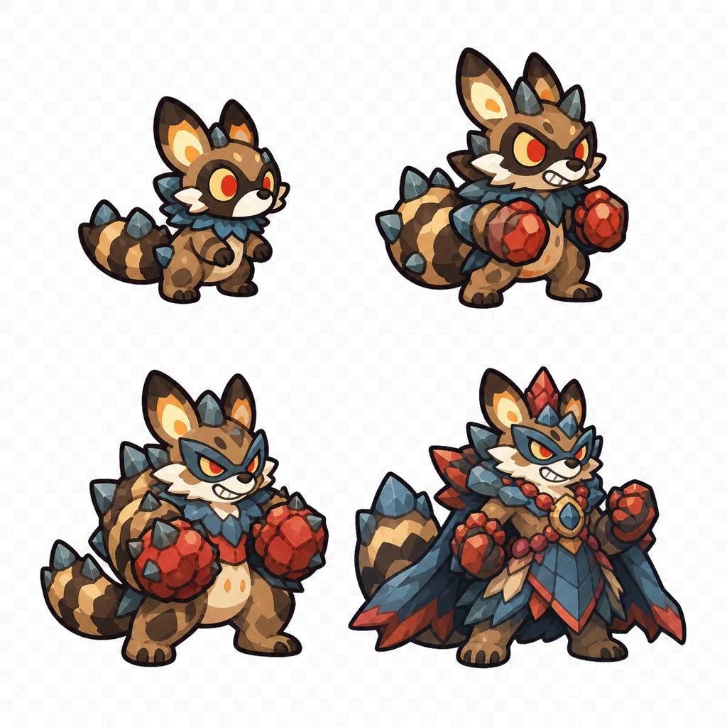 岩袋灵族 family sheet