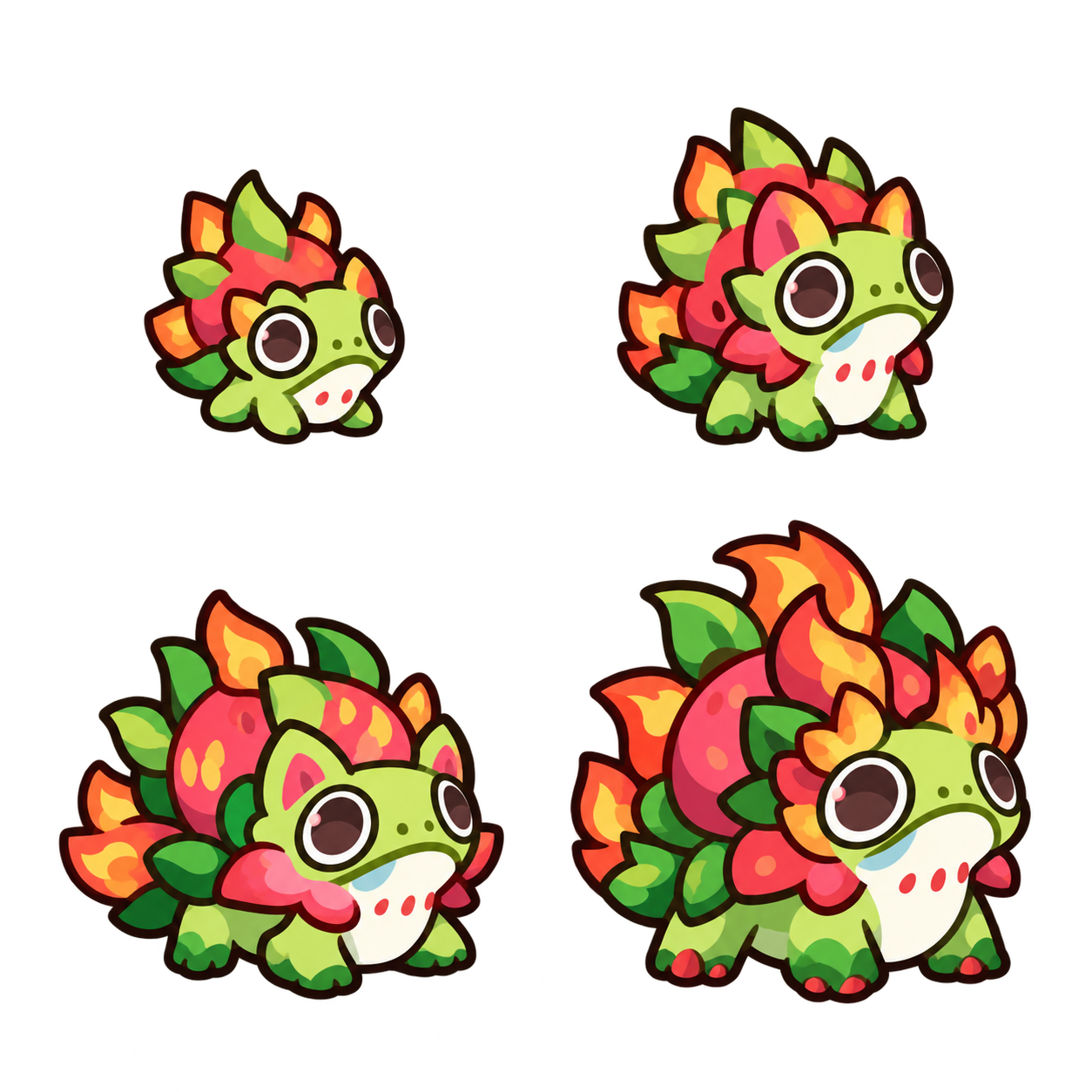 熔岩蔓叶 family sheet