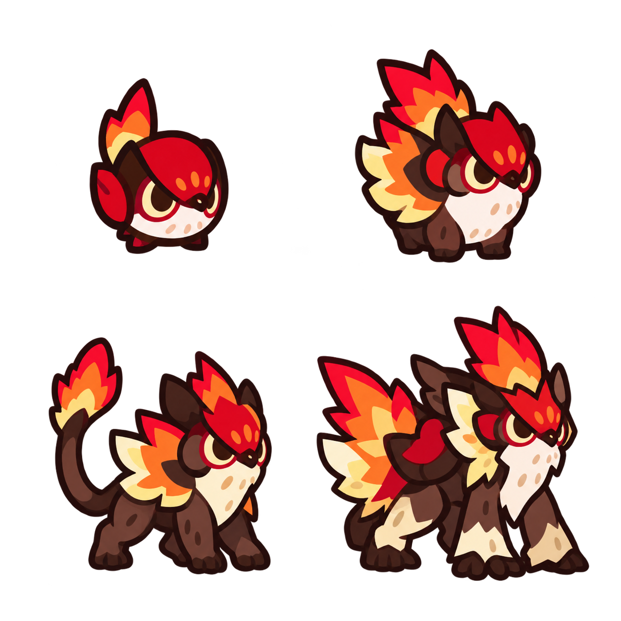 赤焰灵猴 family sheet