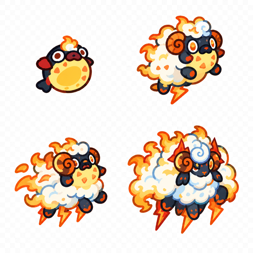 爆浆河豚 family sheet