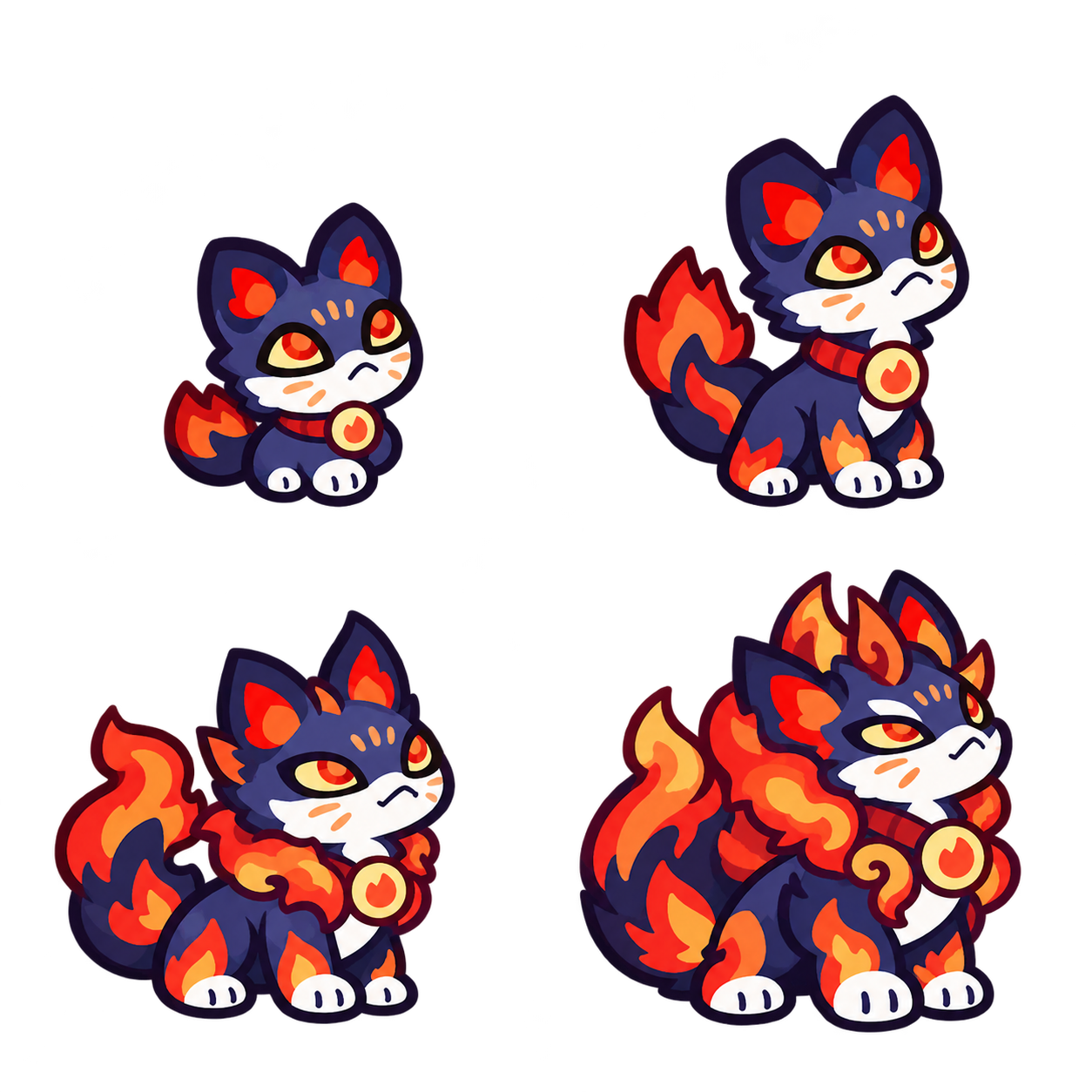 火云蝾螈 family sheet