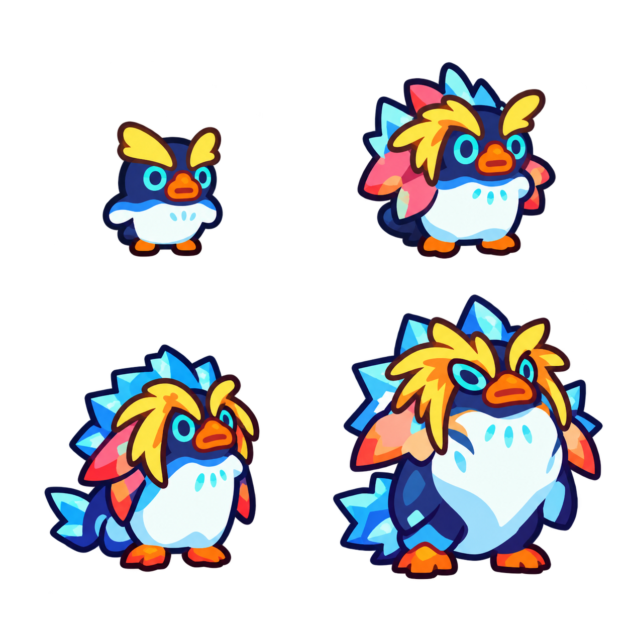 汐涟兽家族图