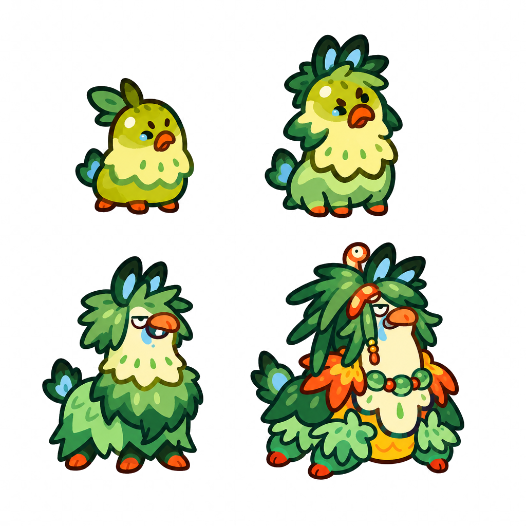 梨汁咆哮兽 family sheet