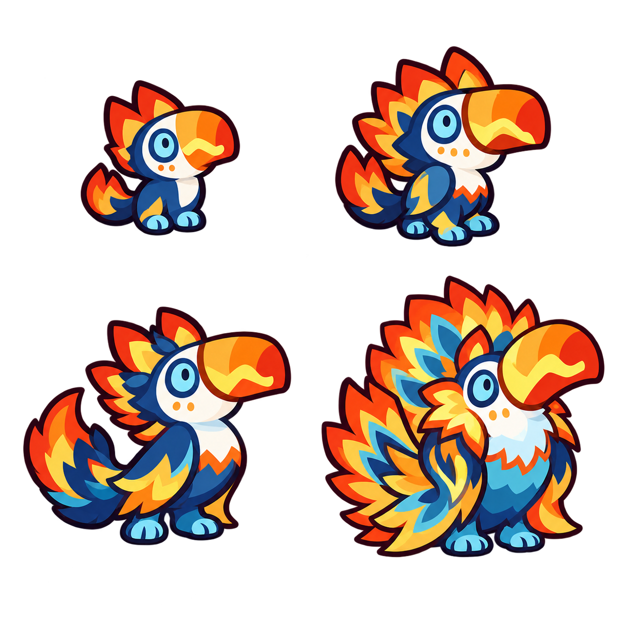 爆裂音爆兽 family sheet