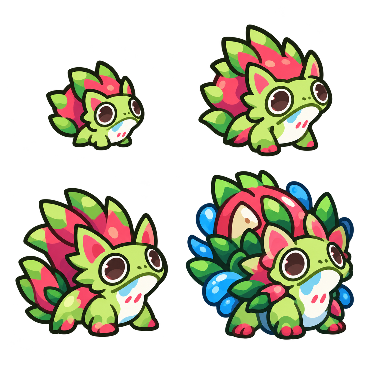 晶岩蟹 family sheet