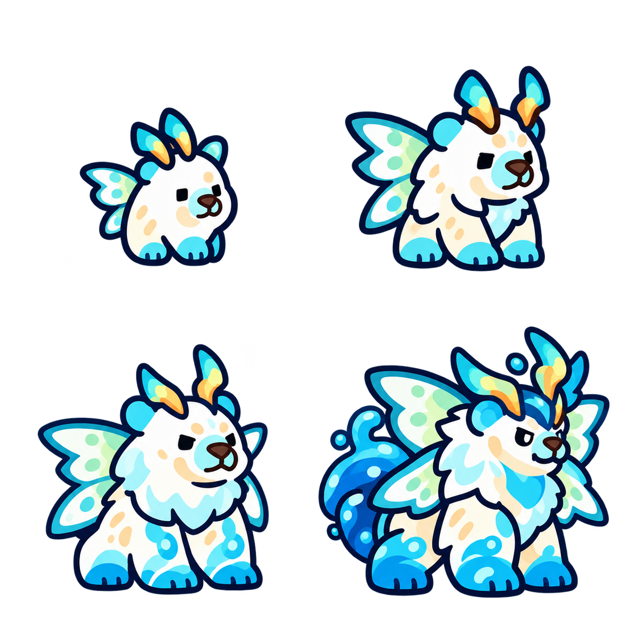 雪磷驯熊 family sheet