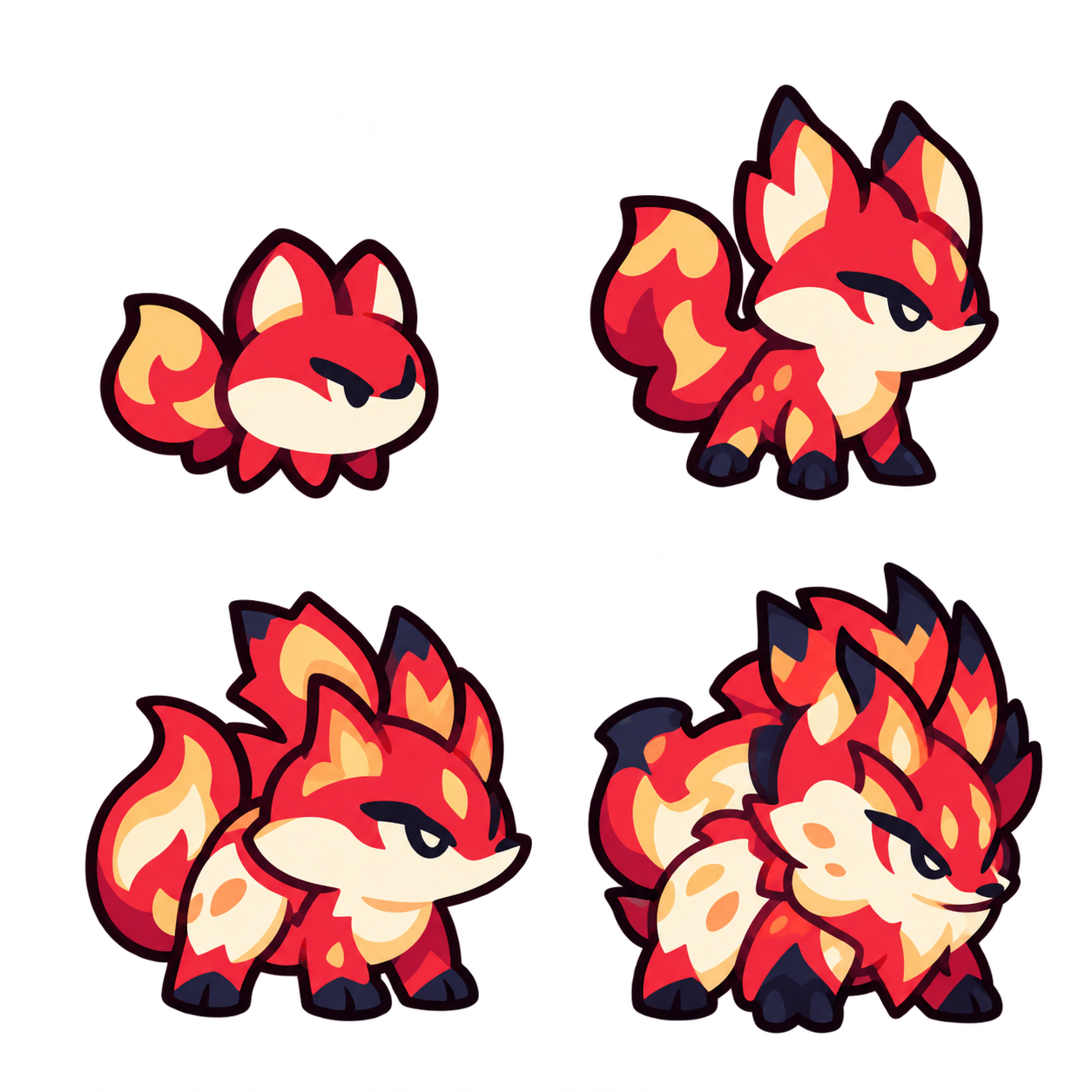 辉煌蟹狐 family sheet