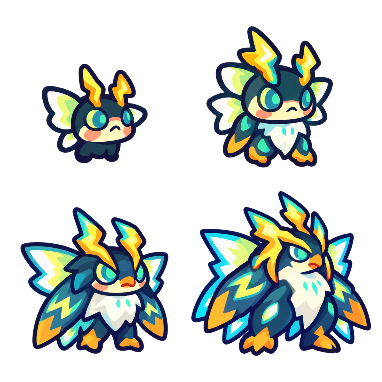 雷辉水鳞 family sheet