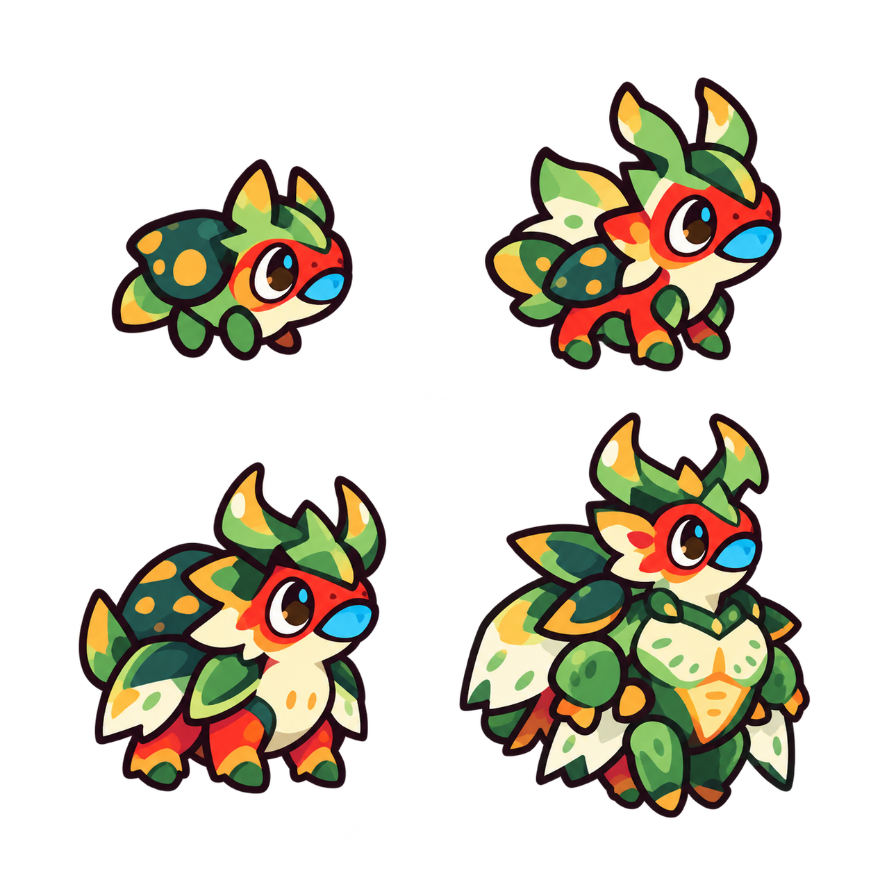 辉光甲龙 family sheet