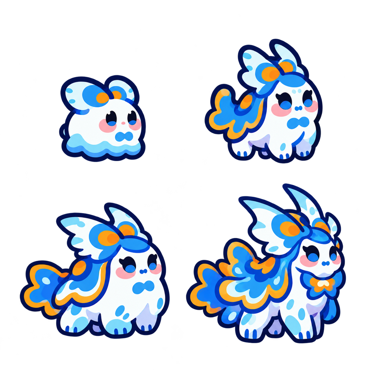 冰河鱼熊 family sheet