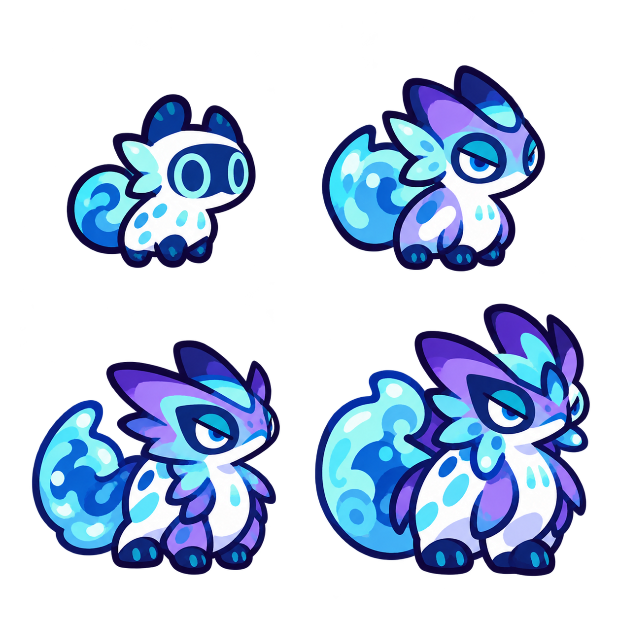 霜鳞水裔 family sheet