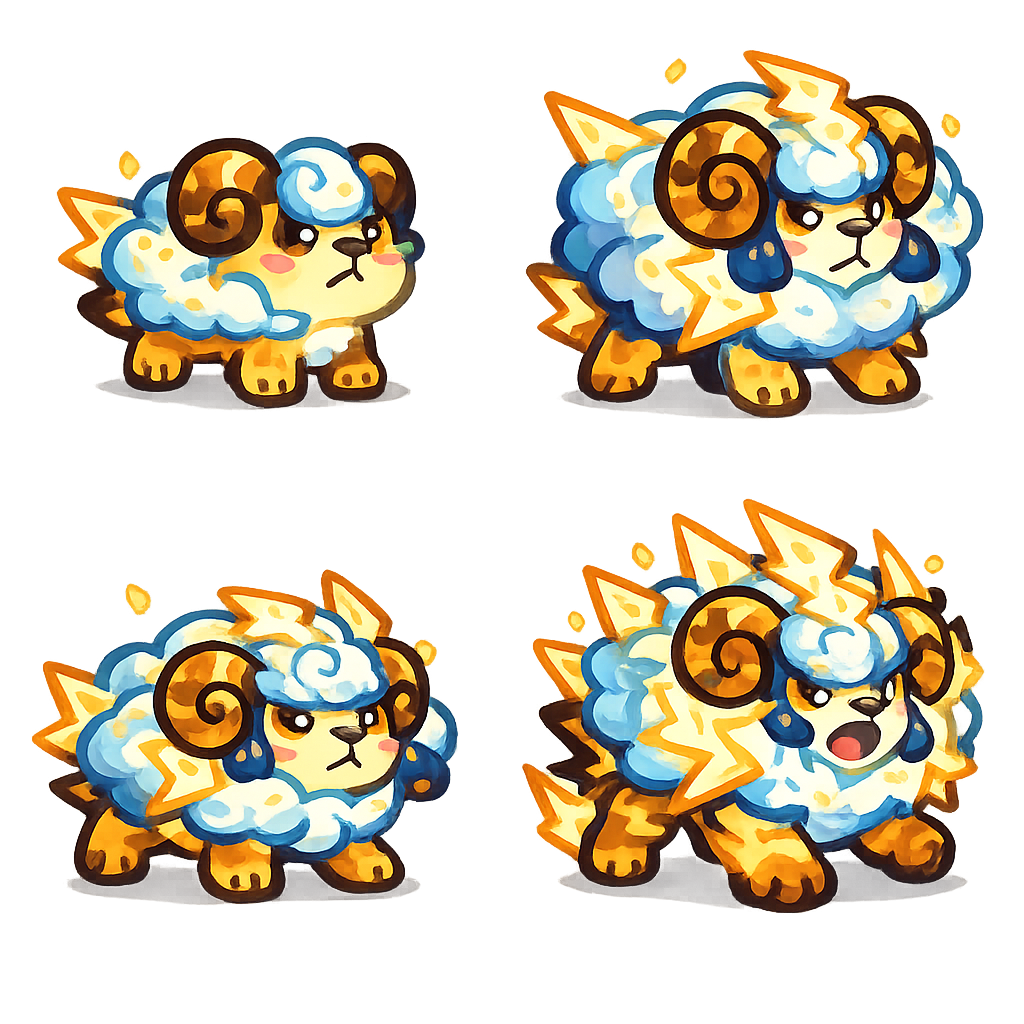 雷光狮鹫 family sheet