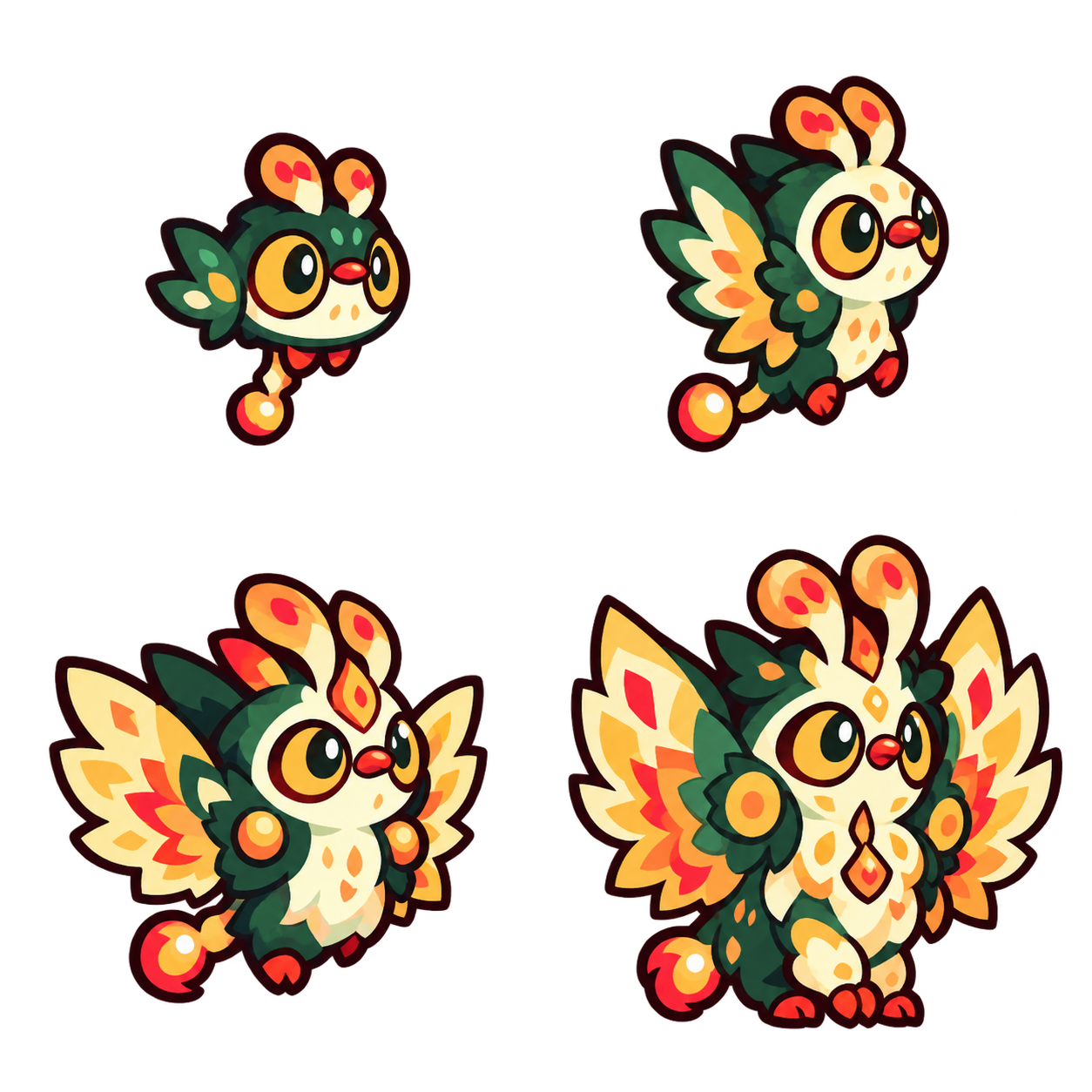 岁羽炎蝶 family sheet