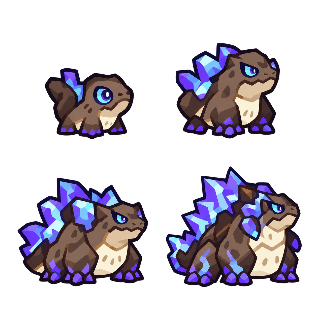 晶鳞蜥蜴 family sheet