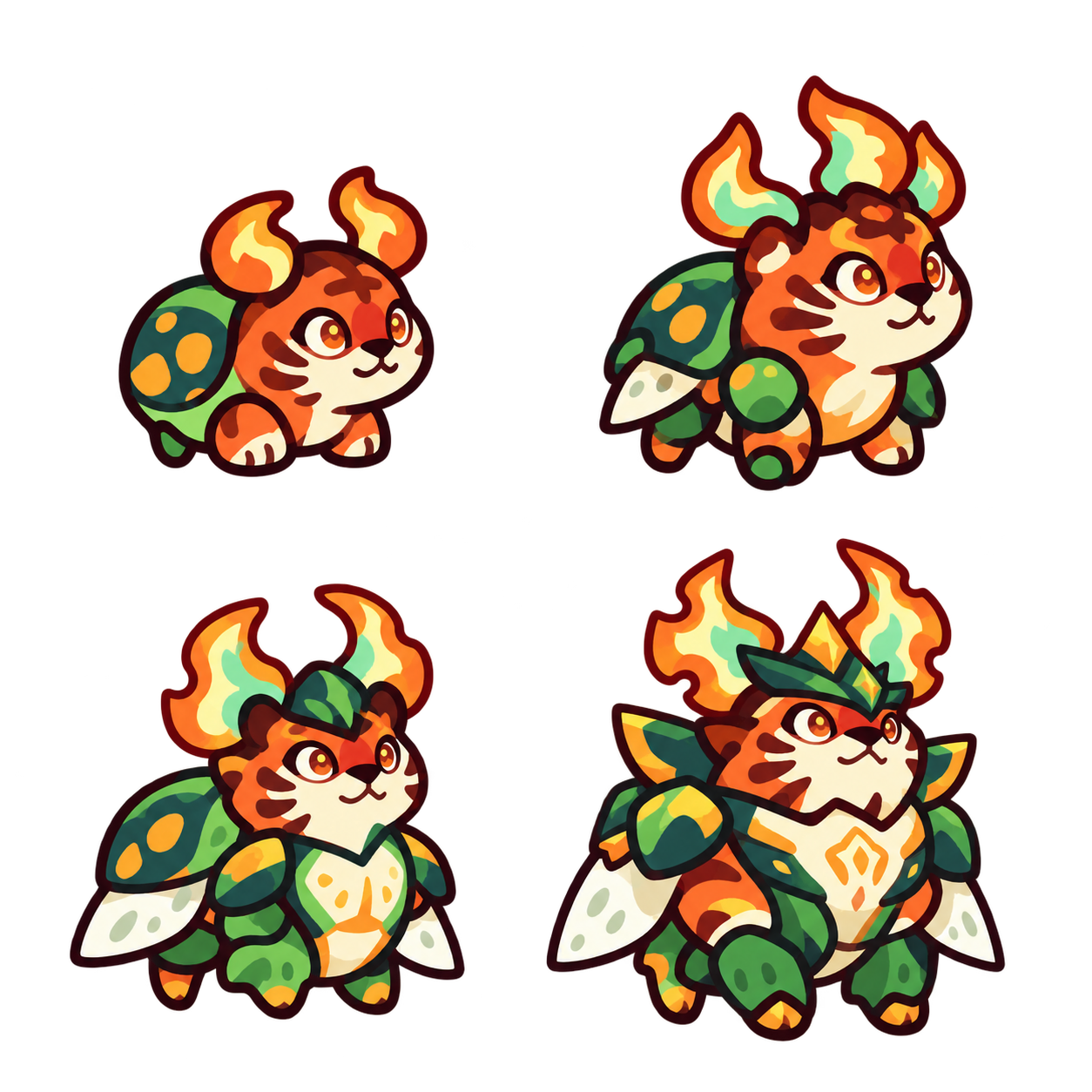 流光甲胄 family sheet
