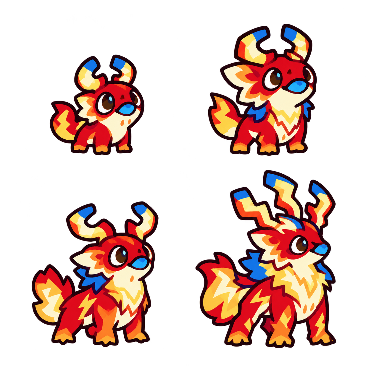 幽荧雷蜥 family sheet