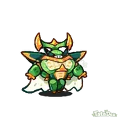 Beetleknight Cheer animation preview