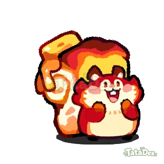 Embertail idle animation