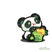 Pandaroot Eat animation preview