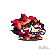 Pyrodaemon Cheer animation preview