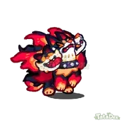 Pyrodaemon Eat animation preview