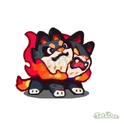 Pyrohound Death animation preview