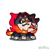 Pyrohound Move animation preview