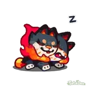 Pyrohound Rest animation preview