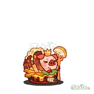煎扒猪待机动作